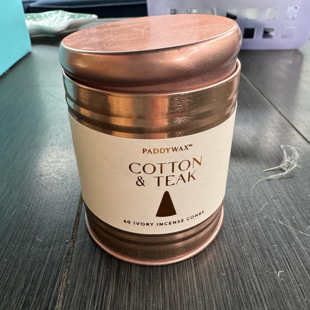 Paddywax Cotton & Teak Incense Cones